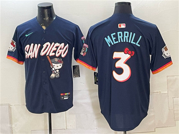 Jackson Merrill Obsidian San Diego Padres City Connect jersey
