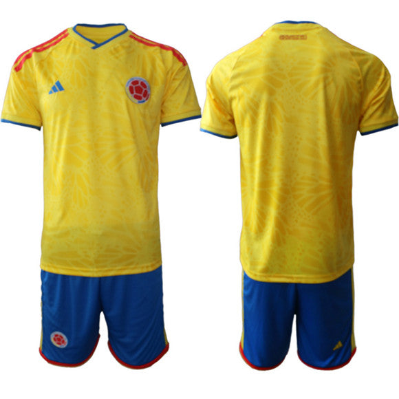 Custom Colombia National Team yellow Home jersey