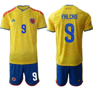Radamel Falcao Colombia National Team yellow Home jersey