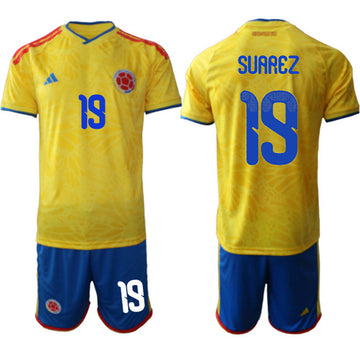 Luis Suárez Colombia National Team yellow Home jersey