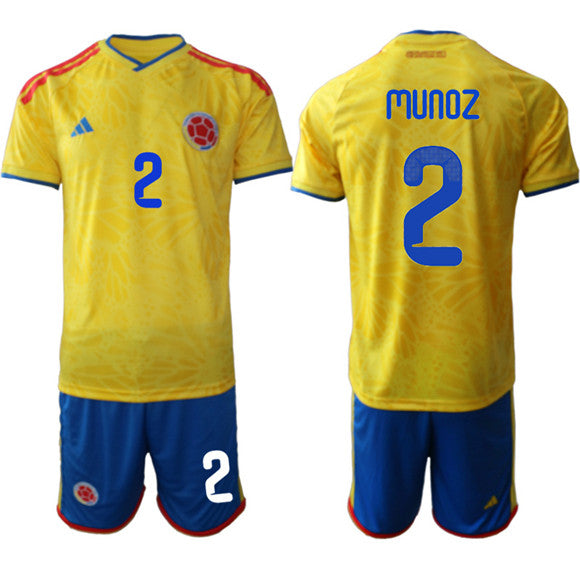 Daniel Muñoz Colombia National Team yellow Home jersey