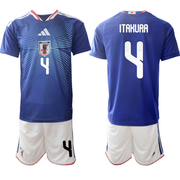 Ko Itakura Japan National Team blue Home jersey