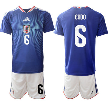 Wataru Endo Japan National Team blue Home jersey