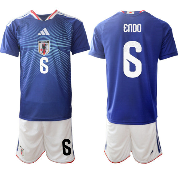 Wataru Endo Japan National Team blue Home jersey