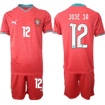 José Sá Portugal National Team red Home jersey