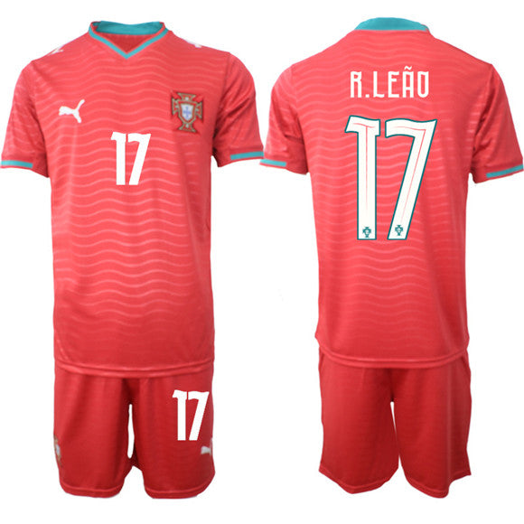 Rafael Leão Portugal National Team red Home jersey