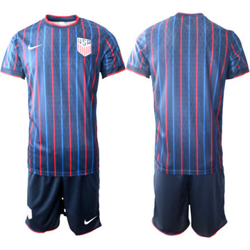 Custom USMNT blue Away jersey