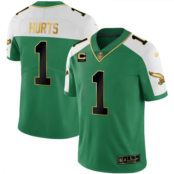 Jalen Hurts Philadelphia Eagles green Alternate jersey