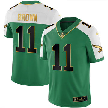 A.J. Brown Philadelphia Eagles green Alternate jersey