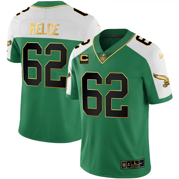 Jason Kelce Philadelphia Eagles green Alternate jersey