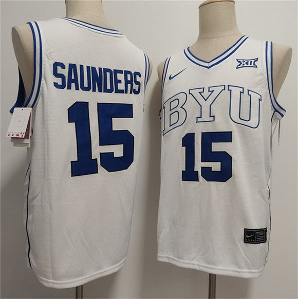 Richie Saunders Duke Blue Devils white jersey