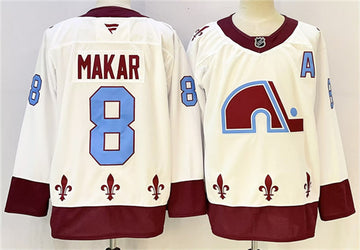 Cale Makar Colorado Avalanche white jersey