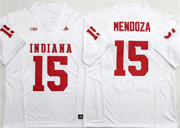 Fernando Mendoza Indiana Hoosiers white jersey