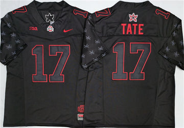 Carnell Tate Ohio State Buckeyes black Limited jersey