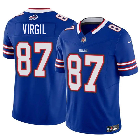 Jalen Virgil Buffalo Bills blue Vapor jersey