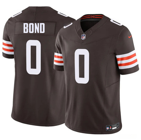 Isaiah Bond Cleveland Browns brown Vapor jersey