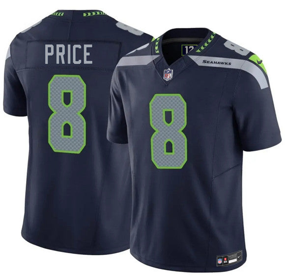Jadarian Price Seattle Seahawks navy Vapor jersey