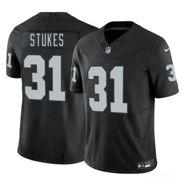 Treydan Stukes Las Vegas Raiders black Vapor jersey