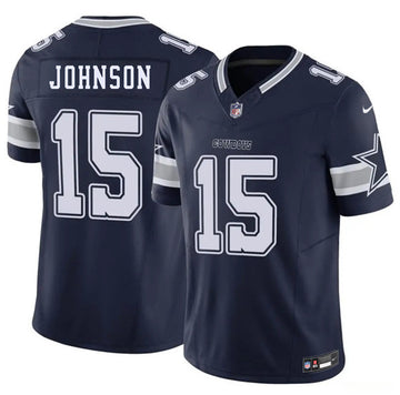 Manuel Johnson Dallas Cowboys navy Vapor jersey