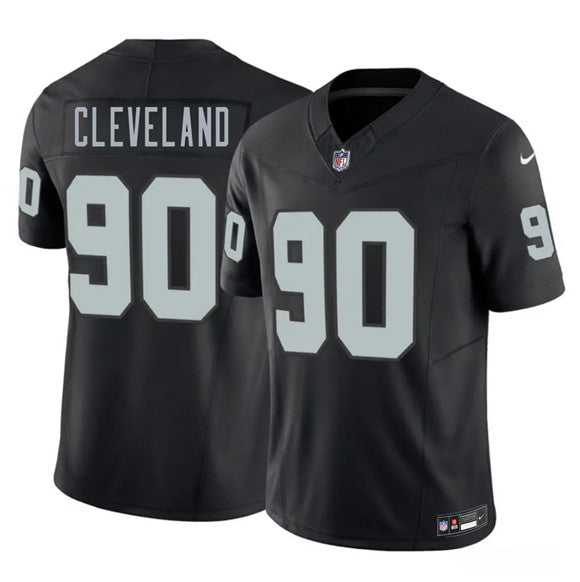 Brandon Cleveland Las Vegas Raiders black Vapor jersey