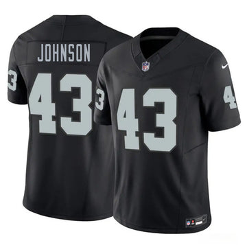 Dalton Johnson Las Vegas Raiders black Vapor jersey