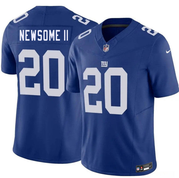 Greg Newsome II New York Giants blue Vapor jersey