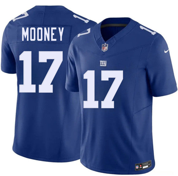 Darnell Mooney New York Giants blue Vapor jersey