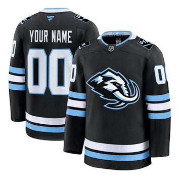 Custom Utah Mammoth black jersey