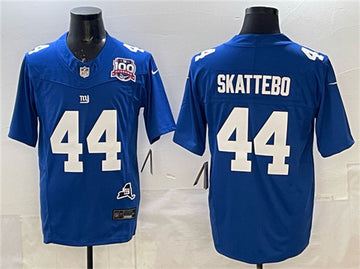 Cam Skattebo New York Giants royal Vapor jersey