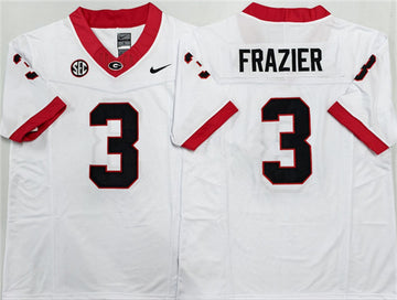 Nate Frazier Georgia Bulldogs white jersey