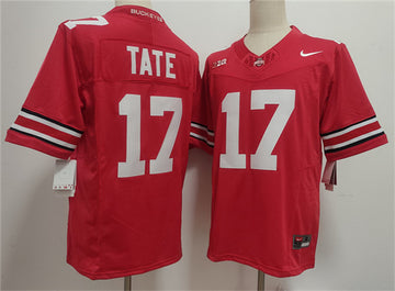 Carnell Tate Ohio State Buckeyes red Limited jersey