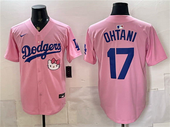 Shohei Ohtani Los Angeles Dodgers pink Vapor jersey