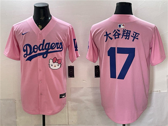 Shohei Ohtani Los Angeles Dodgers pink Vapor jersey