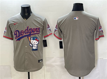 Custom Los Angeles Dodgers gray jersey