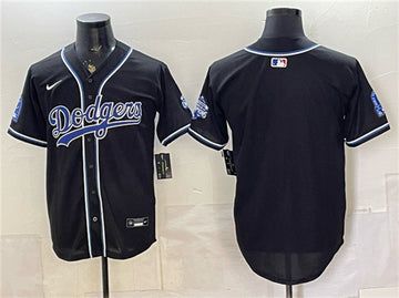 Custom Los Angeles Dodgers black Vapor jersey