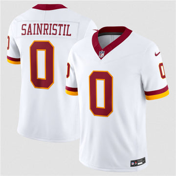 Mike Sainristil Washington Commanders white Vapor jersey