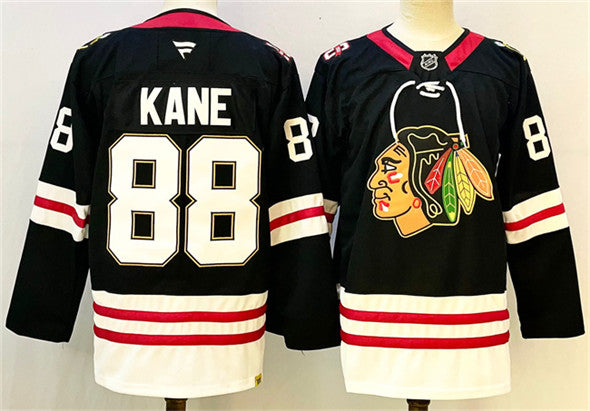 Patrick Kane Chicago Blackhawks black jersey