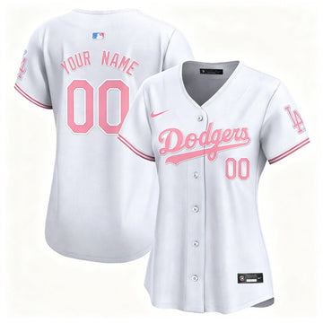 Custom Los Angeles Dodgers white jersey