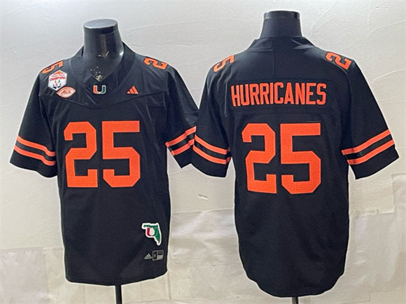Miami Hurricanes black jersey