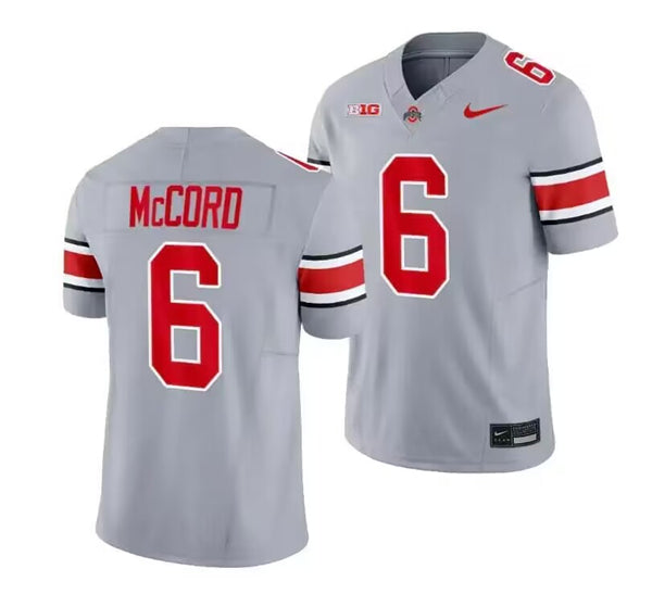 Kyle McCord Ohio State Buckeyes gray Limited jersey