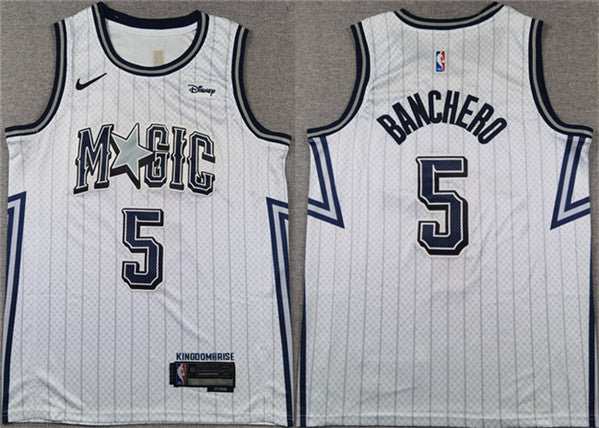 Paolo Banchero Orlando Magic silver City Edition jersey