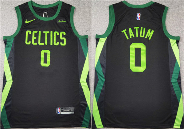 Jayson Tatum Boston Celtics black City Edition jersey