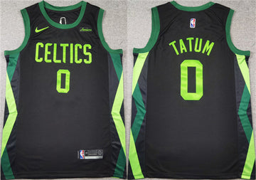 Jayson Tatum Boston Celtics black City Edition jersey