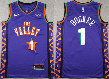 Devin Booker Phoenix Suns purple City Edition jersey