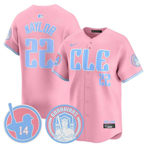 Custom Cleveland Guardians pink Vapor jersey