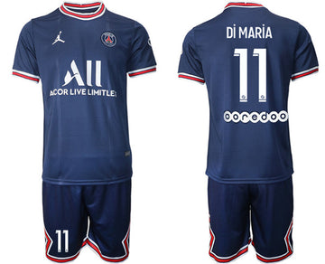Di Maria Paris Saint-Germain blue jersey