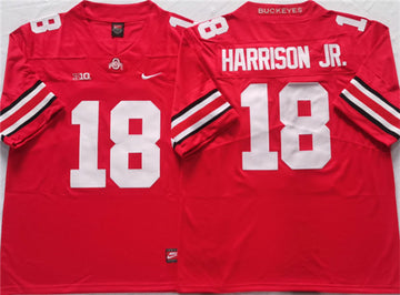 Harrison Jr Ohio State Buckeyes red jersey