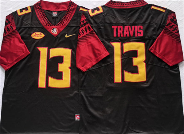 Jordan Travis Florida State Seminoles black jersey