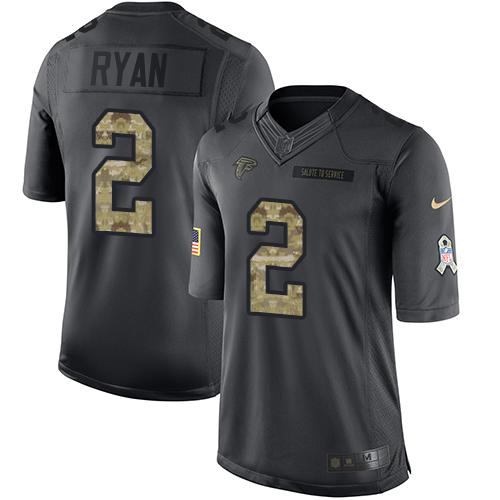 Matt Ryan Atlanta Falcons black Salute To Service jersey