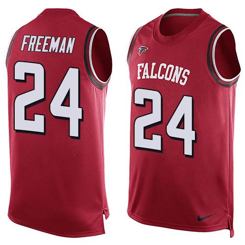 Devonta Freeman Atlanta Falcons red jersey